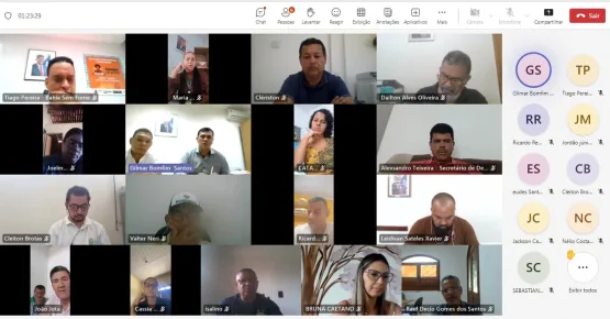 Estratégias para implantação de hortas comunitárias em 100 municípios baianos são debatidas em reunião virtual