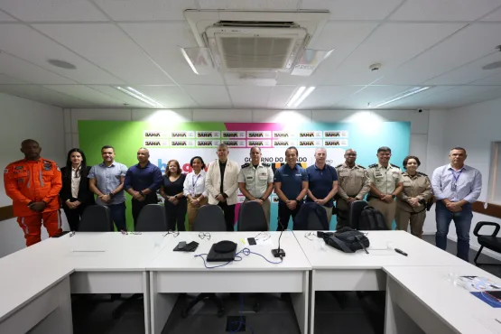Representantes da FIFA conhecem COI da SSP e discutem segurança para a Copa Feminina