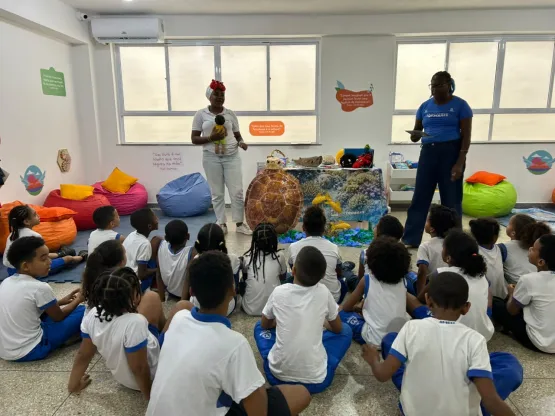 Mês da Criança: Projeto Mares realiza circuito de atividades ambientais em Salvador e Itaparica
