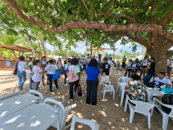 Aulão Maré do Futuro reúne estudantes de cursinhos populares na Ilha de Itaparica